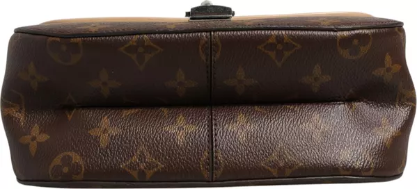 LOUIS VUITTON Calfskin Monogram Chain It Bag PM Black thumbnail 5